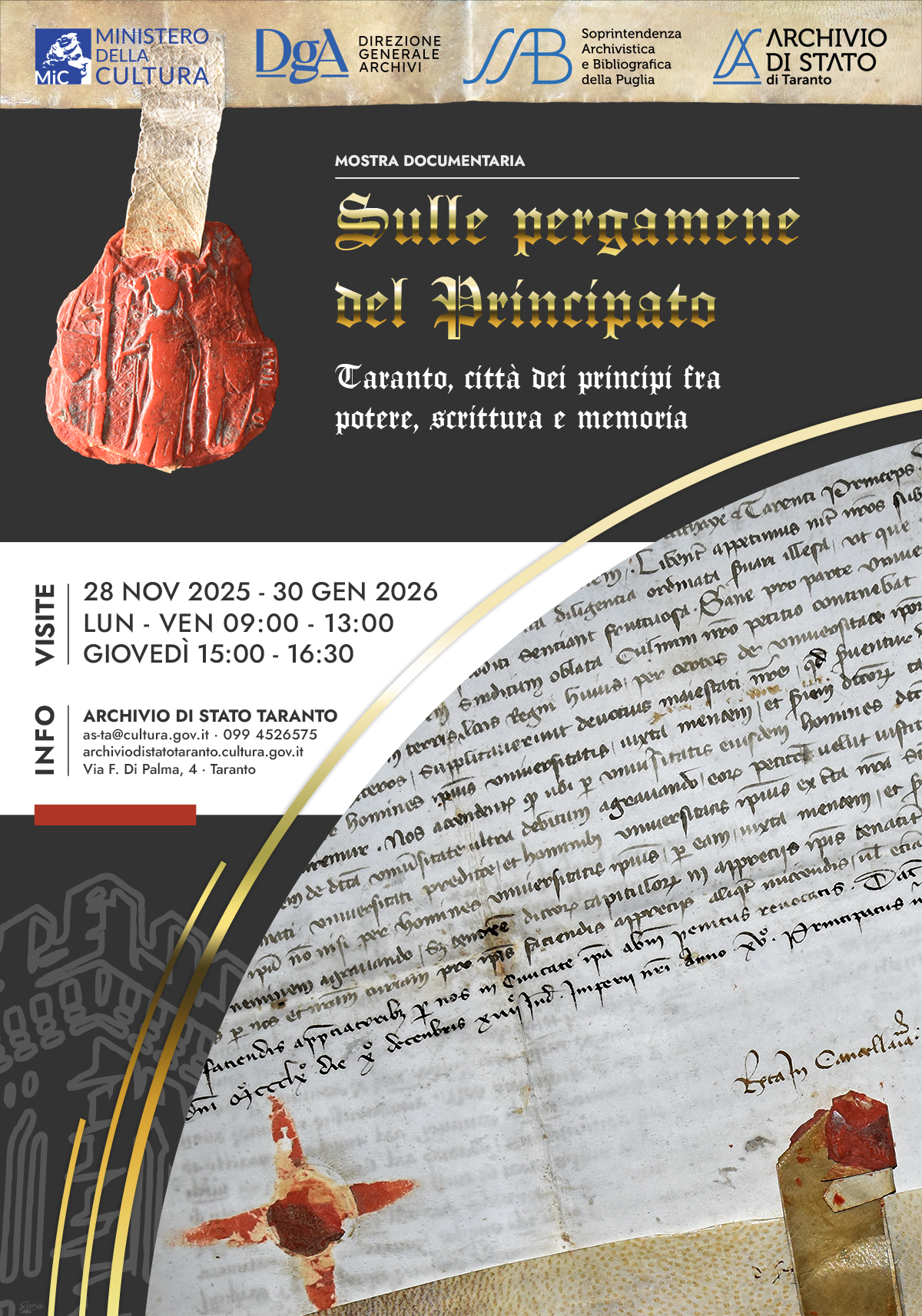 Sulle pergamene del Principato. Taranto, città dei principi fra potere, scrittura e memoria